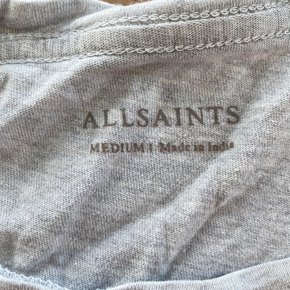 ALLSAINTS grey medium tshirt